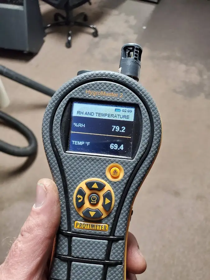 Moisture meter humidity assessment for Fire & Smoke Damage Restoration in North Bend